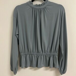 Ann Taylor, light blue blouse, like new, size XS